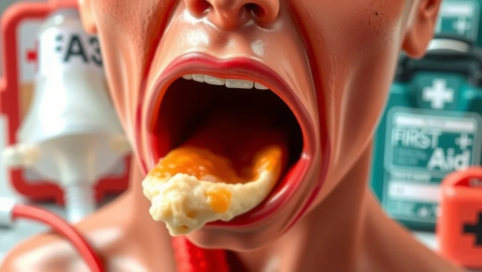 Hur många människor dör av att sätta i halsen