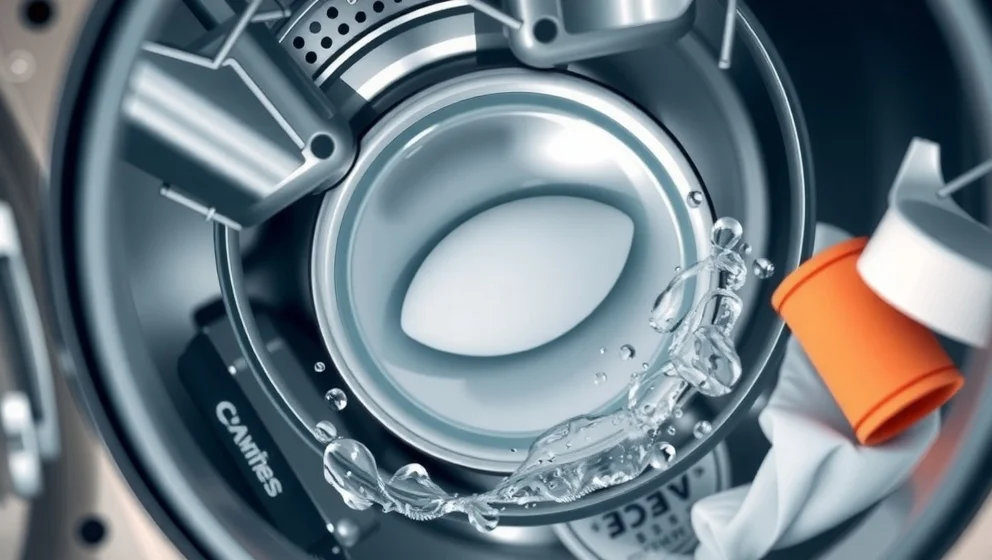 Rengöra tvättmaskin med diskmaskinstablett