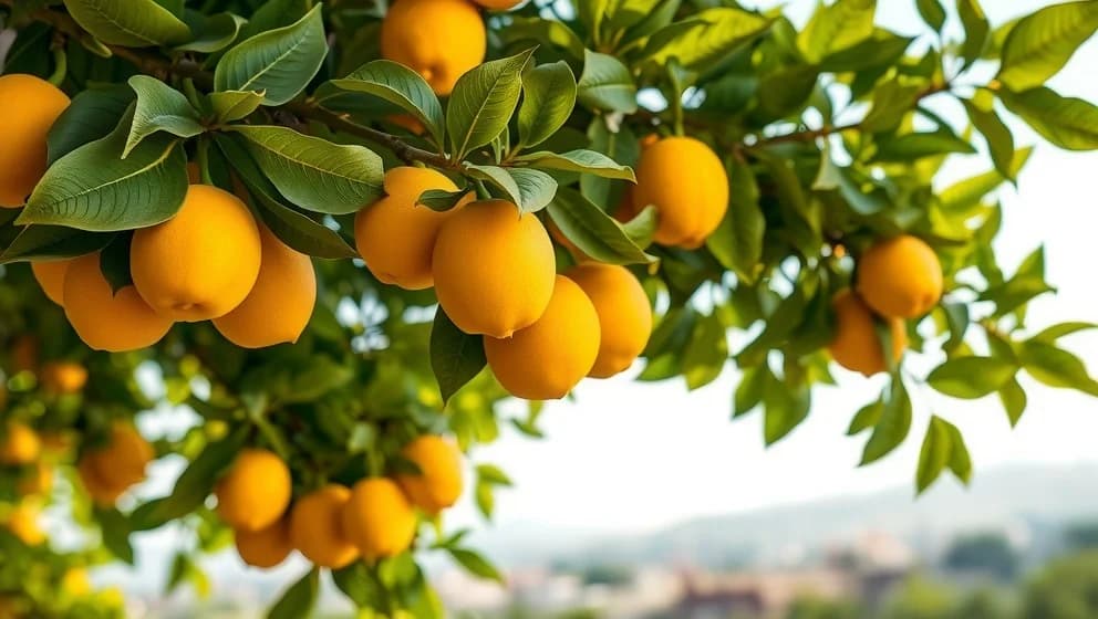 Så långt som citronträden växer