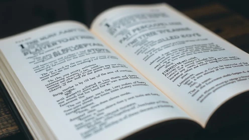 Vad kallas en bok där man läser mellan raderna